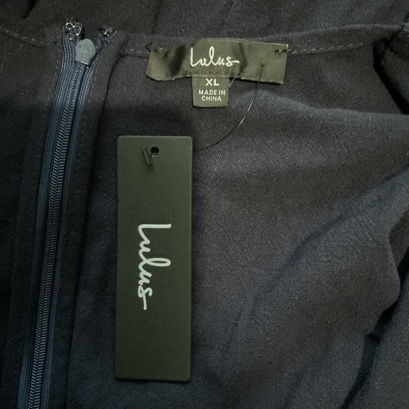 Lulu's Black Mini Dress - Picture 8 of 13